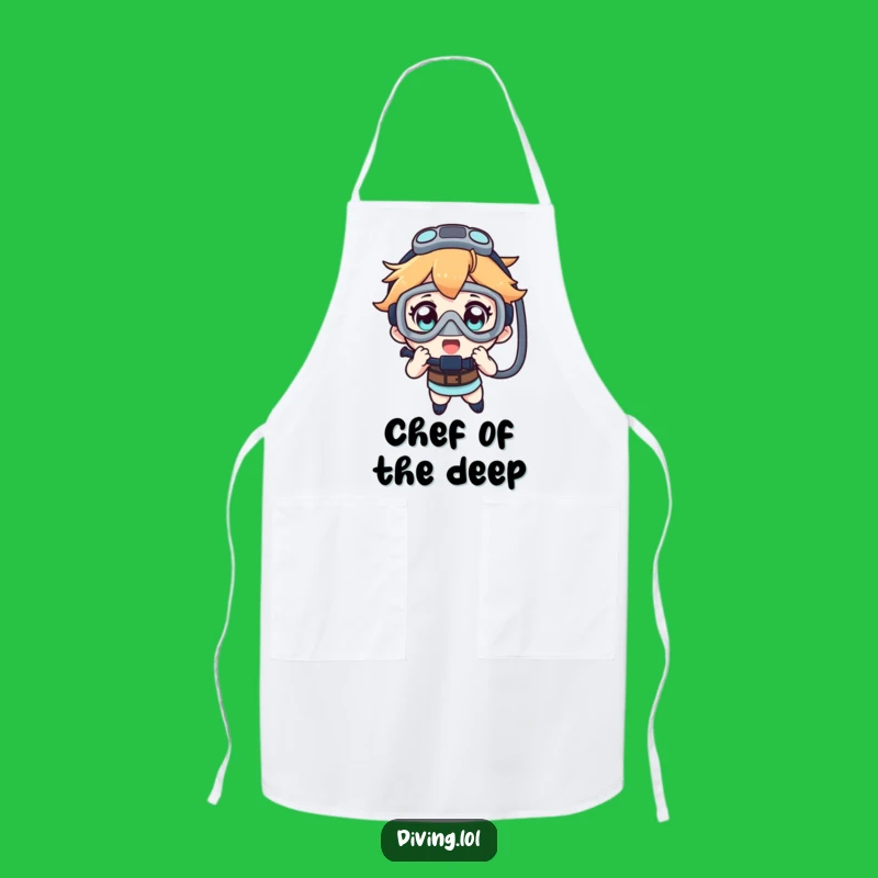 Funny Dive Mask Apron - Cook Up Some Underwater Fun