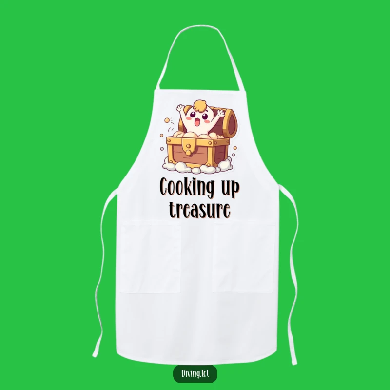 Funny Treasure Chest Apron: Cook with Surprise and Flair