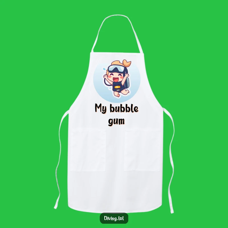 Funny Dangling Scuba Apron: Kitchen Comedy, Humorous Funny Gift for Cooks