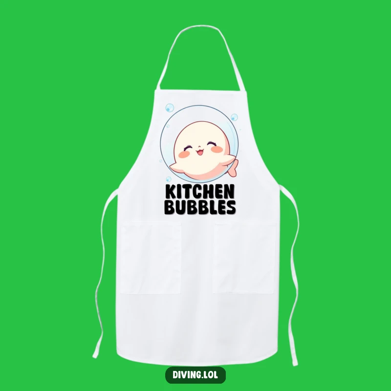 Funny Kawaii Bubble Apron: Underwater Kitchen Fun, Adorable and Hilarious Gift