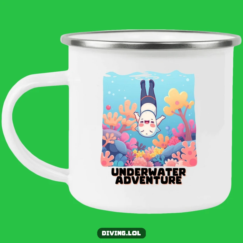 Durable Funny Underwater Camping Mug - Your Humorous Aquatic Adventure Buddy