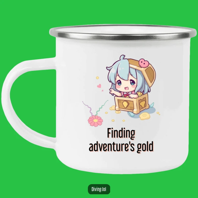 Funny Treasure Hunter Camping Mug: Durable Outdoor Gear for Explorers