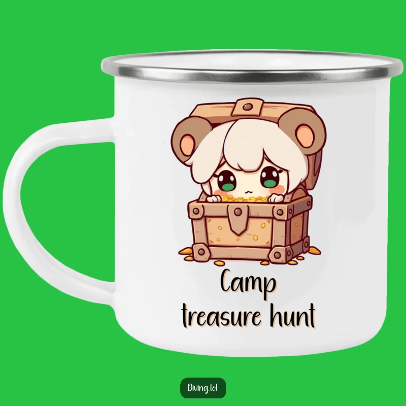 Funny Treasure Hunter Camping Mug - Surprise Discovery, Outdoor Adventure Gift
