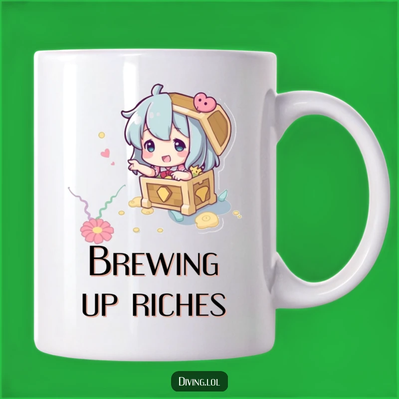 Funny Treasure Hunter Mug: Hilarious Underwater Adventure Gift for Explorers