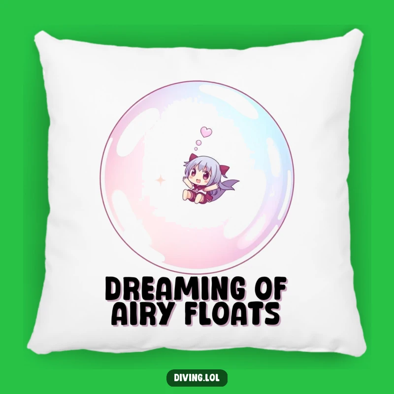 Funny Bubble Rider Pillow: Cuddle Up with Underwater Dreams