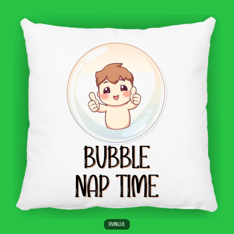 Funny Bubble Pillow - Two Thumbs Up Character, Comfy & Hilarious Comfort Gift