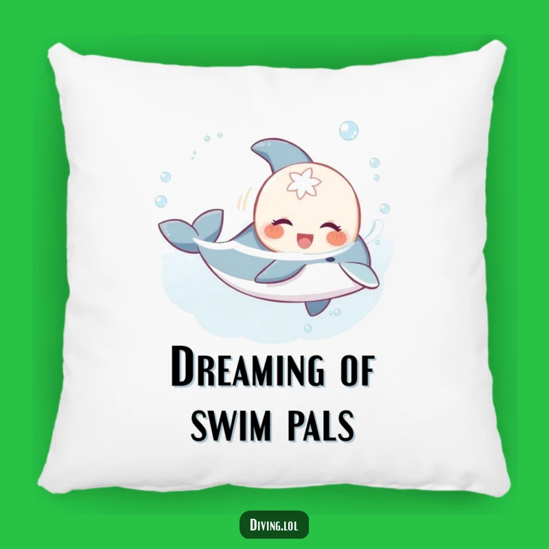 Funny Creature & Dolphin Pillow: Snuggle Up with Aquatic Friends