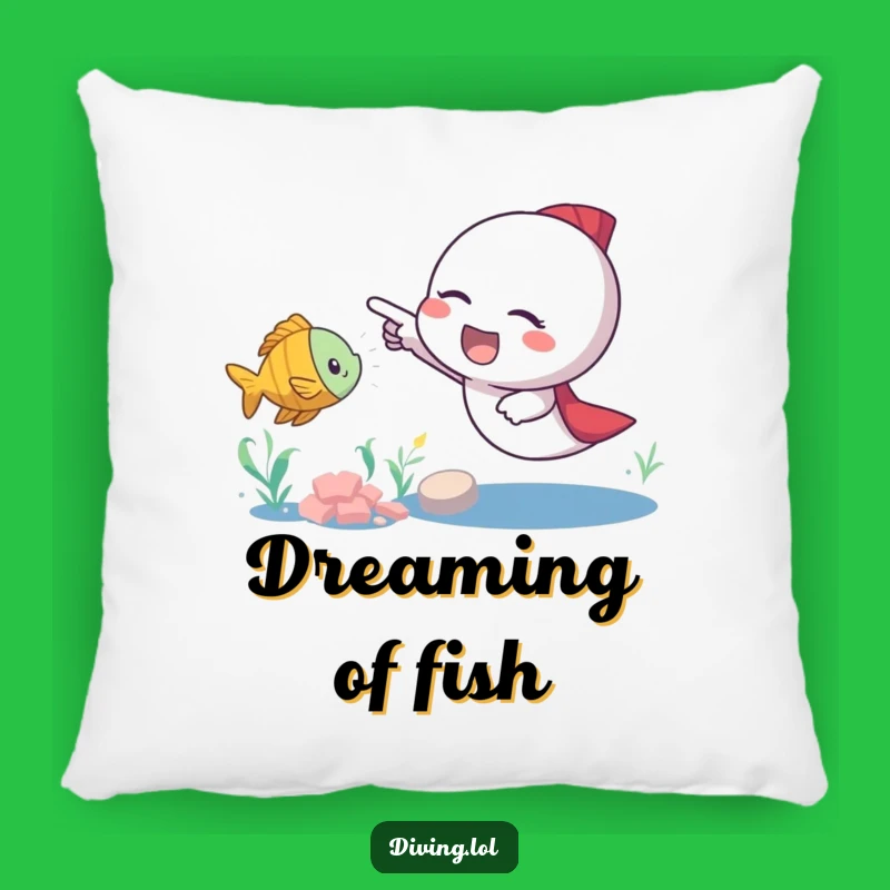 Funny Fish Pointer Pillow: Cuddle Up with Discovery! Excited Character, Super Comfy Funny Gift!