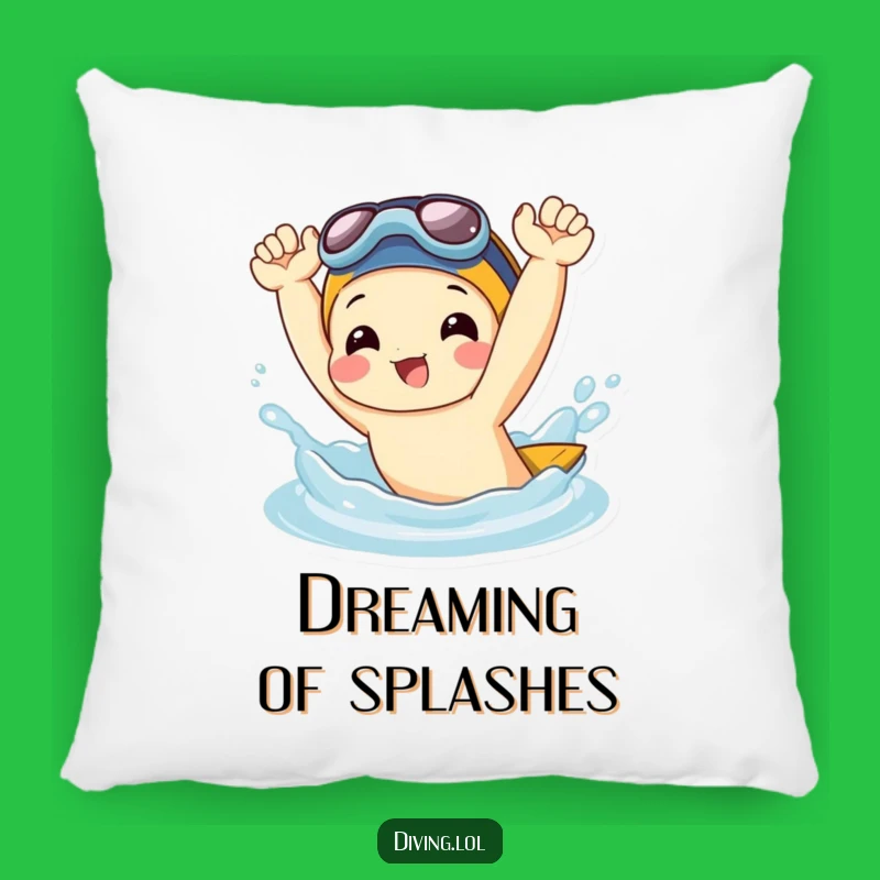 Funny Splash Pillow: Joyful Character Flipping Fun - Cozy & Hilarious Home Accent