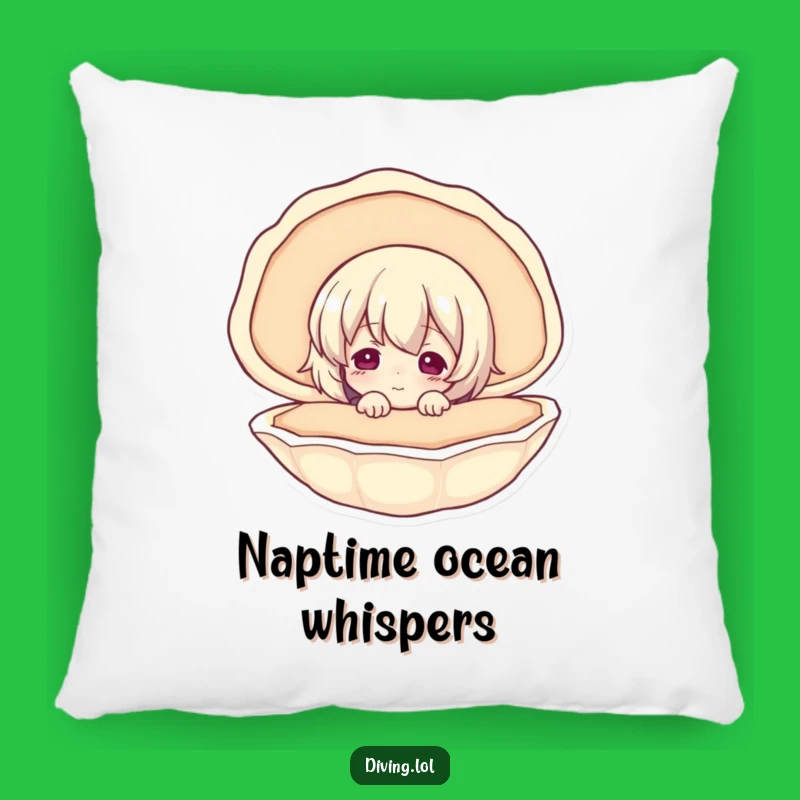 Funny Seashell Comfort Pillow - Curious Character Cuddle, Adorable Funny Gift