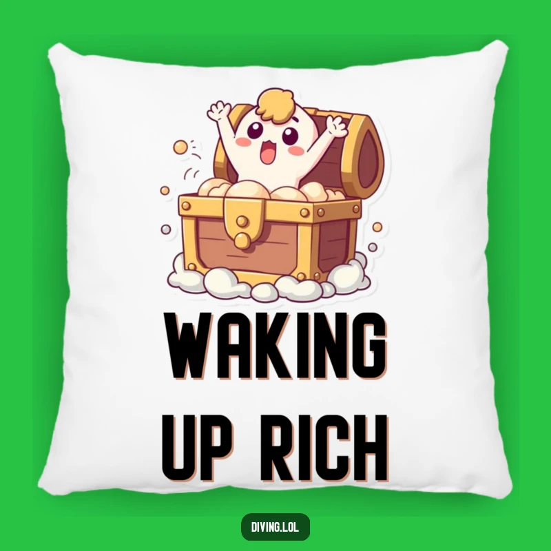 Funny Treasure Chest Surprise Pillow: Cozy Up with Unexpected Comfort