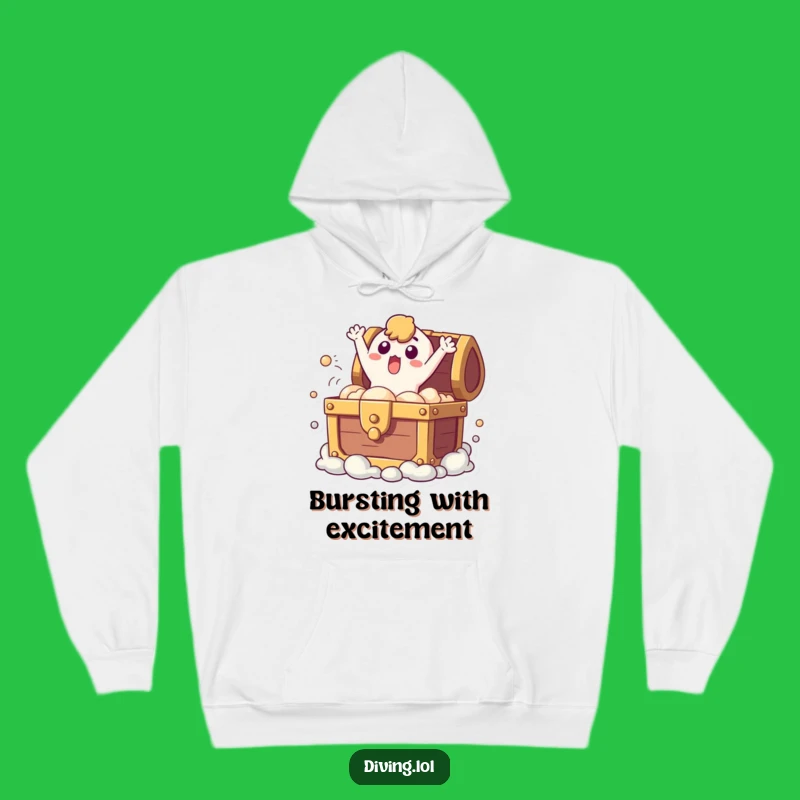 Funny Treasure Chest Surprise Hoodie: Cozy Up with Unexpected Fun