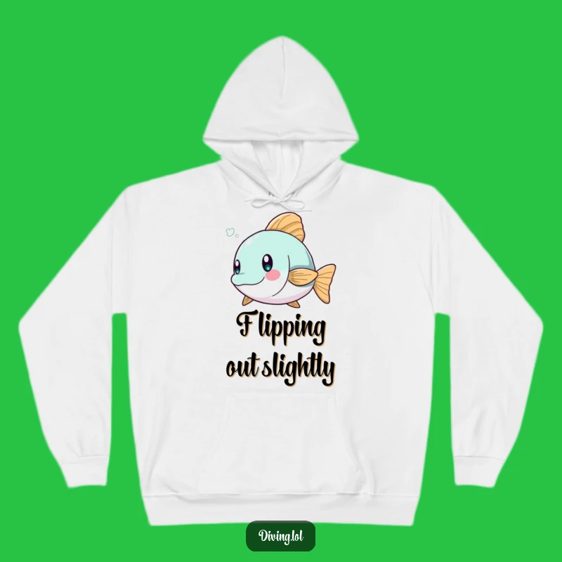 Cozy Fish Dodge Hoodie - Playful Character Fun, Amazing Funny Gift