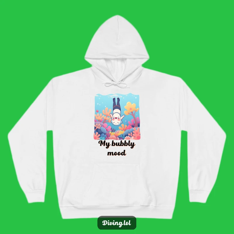 Cozy Funny Underwater Hoodie - Warm Up with Humorous Aquatic Vibes