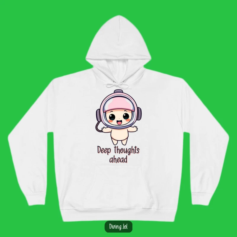 Funny Diving Helmet Hoodie: Cozy Up with This Happy Bobbing Character, Epic Funny Gift!