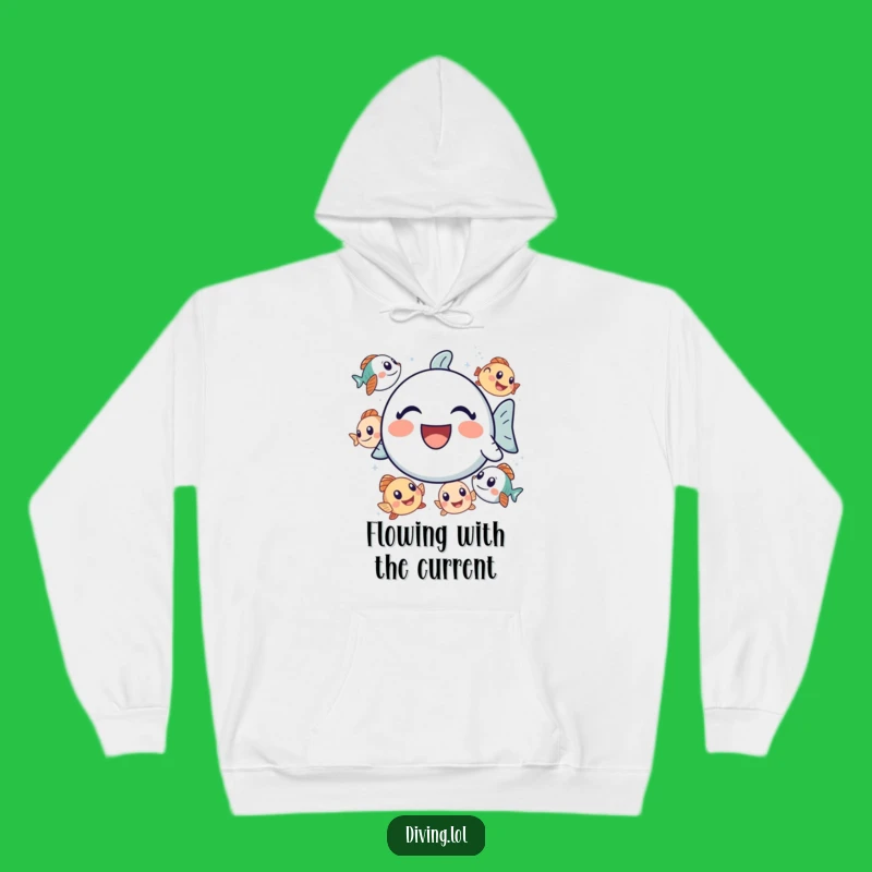 Funny Bubbly Icon Hoodie: Cozy Up with Underwater Companions
