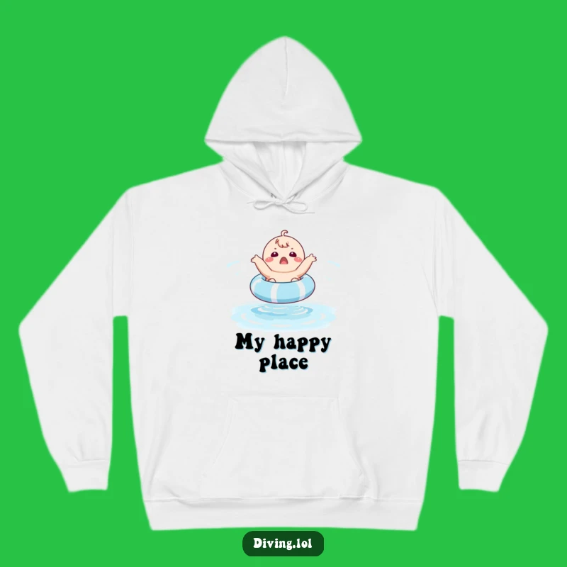 Funny Chubby Floater Hoodie: Surprised Character Bouncing, Cozy and Hilarious Gift