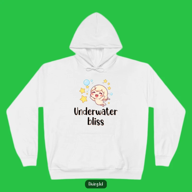 Funny Star Bubbles Hoodie, Cozy Character's Underwater Dream Apparel