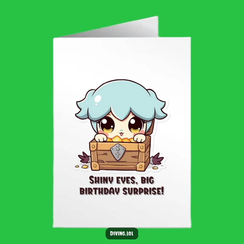 Free Printable Birthday Card: Funny Treasure Chest Discovery - Hilarious Downloadable Gift!