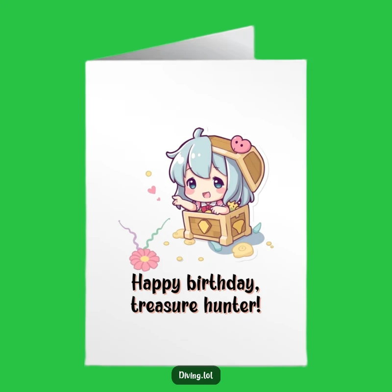 Free Printable Birthday Card: Treasure Hunt for Fun Birthday Wishes!