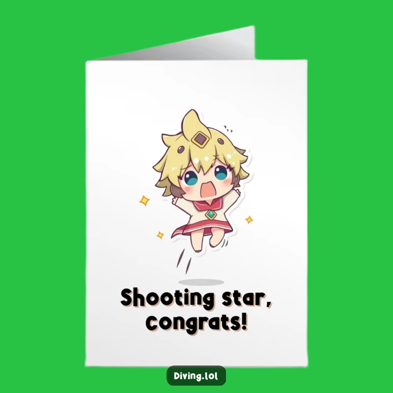 Free Printable Startled Ascender Congrats Card - Funny Surprise Downloadable Gift