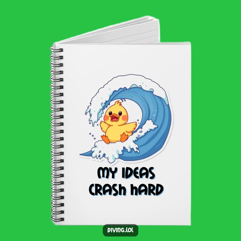 Funny Duck Wave Notebook: A Hilarious Journal, Perfect Funny Gift