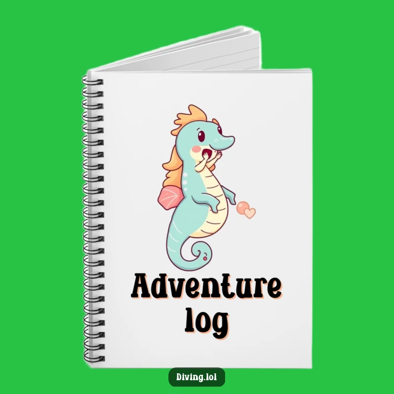 Funny Seahorse Rider Notebook: Character's Joyful Ideas Capture Journal Gift