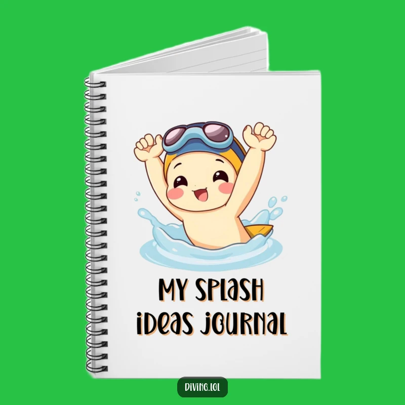 Funny Splash Notebook: Joyful Character Flipping Fun - Hilarious Journal for Daily Notes