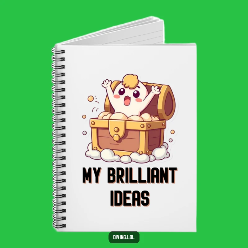 Funny Treasure Chest Notebook: Record Your Surprising Discoveries