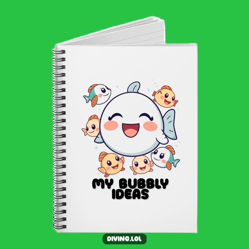 Funny Bubbly Icon Notebook: Jot Down Your Thoughts with Joy
