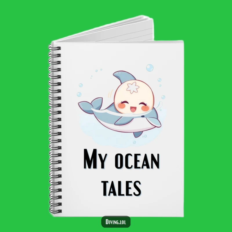 Funny Creature & Dolphin Notebook: Jot Down Your Aquatic Adventures