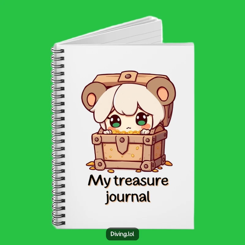 Funny Treasure Journal Notebook - Surprise Discovery Character, Hilarious Gift