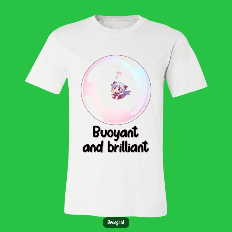 Funny Bubble Rider T-Shirt: Embrace Joyful Underwater Adventures