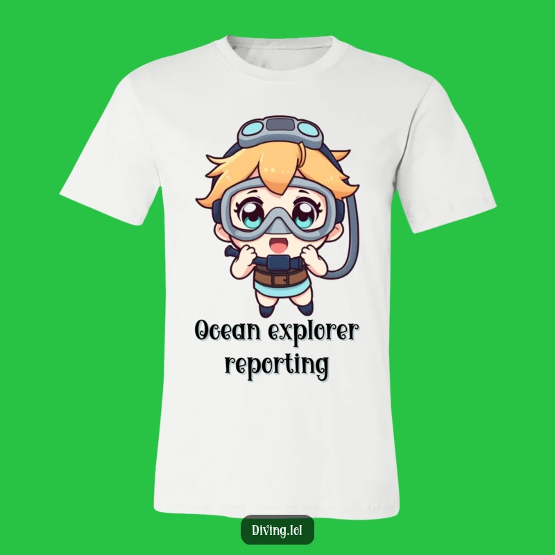 Funny Dive Mask Wonder T-Shirt - Express Your Underwater Passion