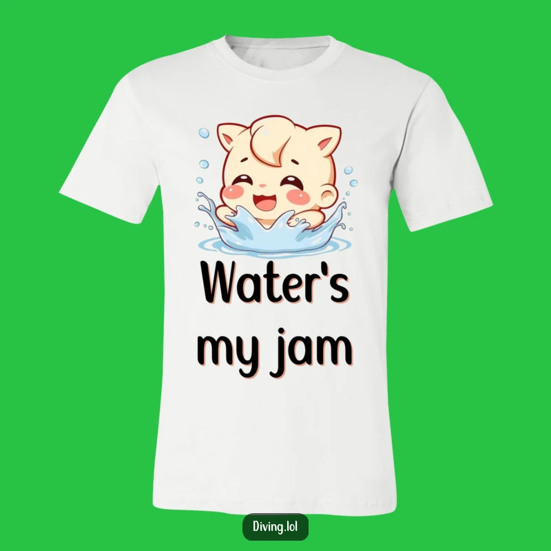Funny Splash Character T-Shirt: Wear Your Playful Spirit Proudly