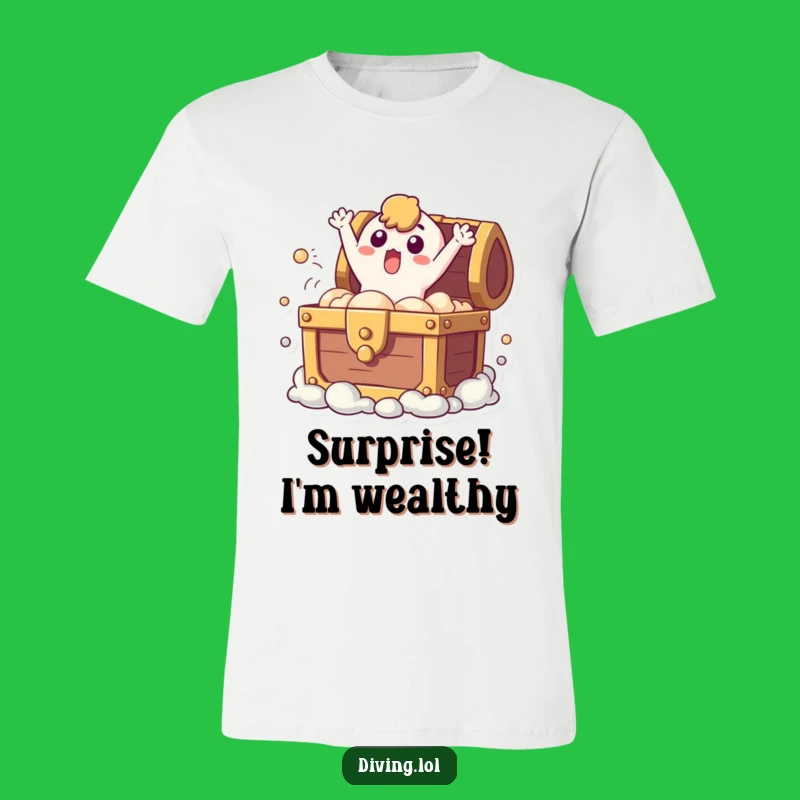 Funny Treasure Chest Surprise T-Shirt: Shocking Style for Everyday