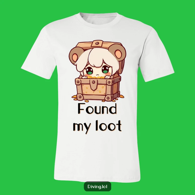 Funny Treasure Seeker T-Shirt - Surprise Discovery Character, Hilarious Gift Tee