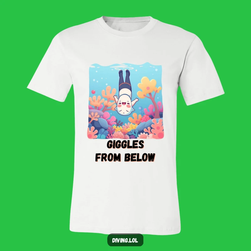 Funny Underwater Giggles T-Shirt - Wear Your Joyful Aquatic Spirit