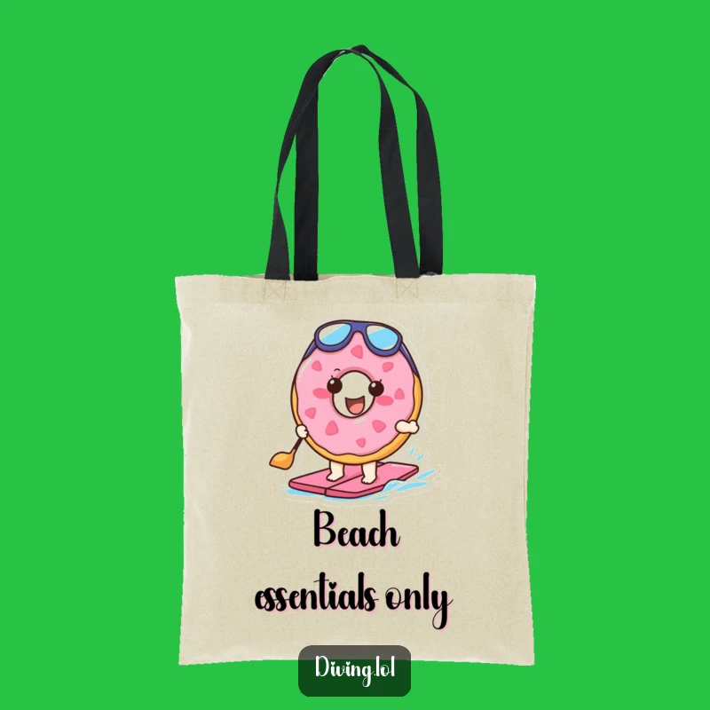 Funny Doughnut Flippers Tote Bag: Carry Your Essentials with Cheerful Style