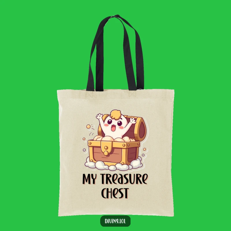 Funny Treasure Chest Surprise Tote Bag: Carry Your Unexpected Finds